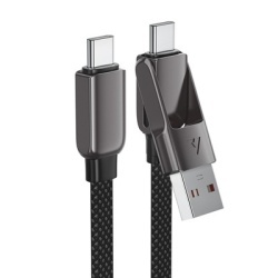 Cablu Date si Incarcare USB-C / USB-A - USB-C Acefast C13-04, 60W, 1.2m, Negru - Img 7