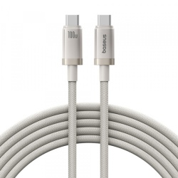 Cablu Date si Incarcare USB-C - USB-C Baseus Titanium, 100W, 2m, Auriu P10378100G21-01