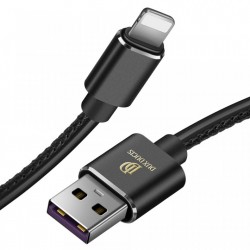 Cablu de date Dux Ducis K-Max , Usb la Lightning, 5V , 2A , 1M , negru - Img 3