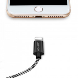 Cablu de date Dux Ducis USB la Lightning 2.1A - 3m - Img 3