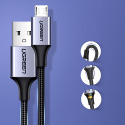 Cablu de date UGREEN USB la micro USB - 2m gri - Img 8