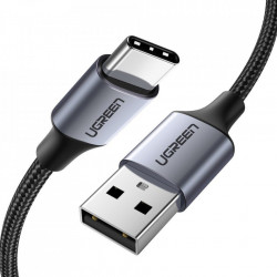 Cablu de date UGREEN USB la USB Type-C 3A - 1m gri
