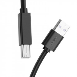 Cablu de imprimantă USB 2.0 AB UGREEN US122 activ, 10m (negru) - Img 2