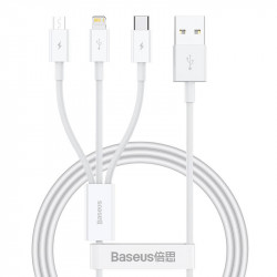 Cablu de incarcare rapida Baseus Superior Data USB la MLC 3,5A 1M (alb). - Img 2