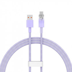 Cablu de incarcare rapida USB-C Baseus Flash, QC 3.0, Huawei SCP, Samsung AFC, 5A, 1m (verde) - Img 3