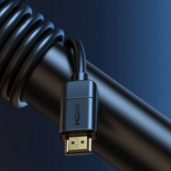 Cablu HDMI 2.0 Baseus, 4K 60 Hz 3D HDR 18 Gbps 1 m , negru (CAKGQ-A01) - Img 7
