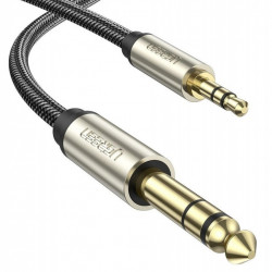 Cablu jack UGREEN AV127 3.5 mm pentru TRS - 5m (grey)