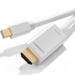 Cablu Mini DisplayPort - HDMI UGREEN 4K 1,5 m (alb)