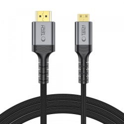 Cablu Video Tech-Protect Ultraboost 2, miniHDMI - HDMI, 8K, 2m, Negru