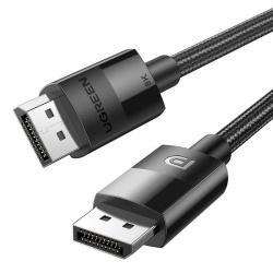 CABLU video Ugreen, "DP114" DP (T) la DP (T) 8K la 60Hz, lungime 2m, negru