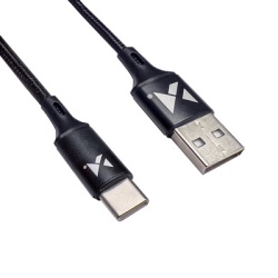 Cablu Wozinsky USB - USB Tip C 2,4A 2m negru (WUC-C2B) - Img 2