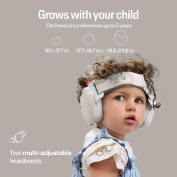 Căști antifonice Alpine Muffy Baby Comfort, reglabile până la 48 de luni, culoare nisip - Img 5