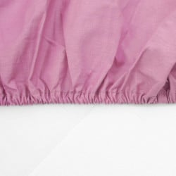 CEARCEAF PAT CU ELASTIC 140X200 CM ROZ - Img 3