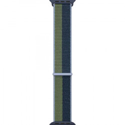 Curea Apple Watch Sport Loop, 41mm, Abyss Blue/Moss Green