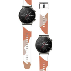 Curea de schimb Moro pentru Huawei Watch GT2 Pro silicon camo negru (6)