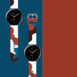 Curea de schimb Moro pentru Samsung Galaxy Watch 42mm camo negru (7) - Img 2