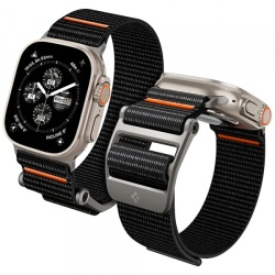 Curea Spigen DuraPro Flex pentru Apple Watch 49mm / 46mm / 45mm / 44mm Series, Neagra AMP05981