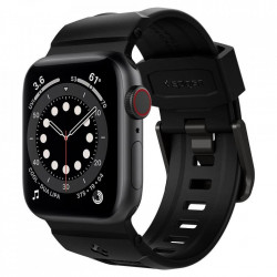 Curea SPIGEN RUGGED BAND pentru APPLE WATCH 2 / 3 / 4 / 5 / 6 / SE (38 / 40MM) MATTE BLACK - Img 5