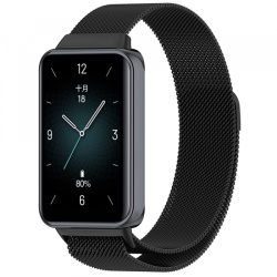 Curea Techsuit W009 pentru Honor Band 9, Neagra