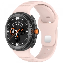 Curea Techsuit W050 pentru Samsung Galaxy Watch 8 Classic / Watch8 44mm / Watch 8 40mm, Roz