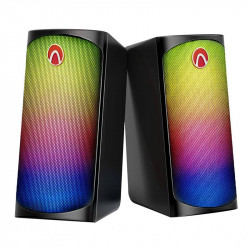 Difuzoare pentru computer 2.0 pentru jucatori Blitzwolf AA-GCR3, Bluetooth 5.0, RGB, AUX