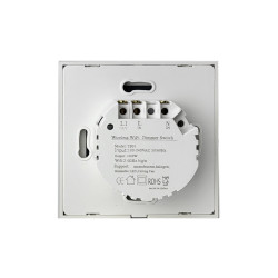 Dimmer SmartWise, compatibil cu aplicatia eWeLink, comutator tactil Wi-Fi (cu panou frontal din sticla alba) - Img 3