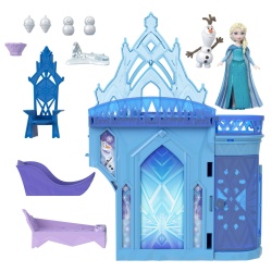 DISNEY FROZEN SET DE JOACA PAPUSA ELSA SI CASTELUL DE GHEATA CU ACCESORII - Img 2