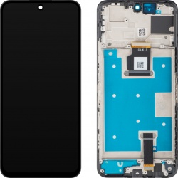 Display cu Touchscreen MP compatibil cu Honor 90 Smart / X7b 4G, cu Rama, Negru, Swap
