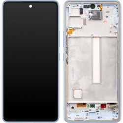 Display cu Touchscreen Samsung Galaxy A53 5G A536, cu Rama, Albastru, Resigilat GH82-28024C