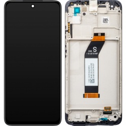 Display cu Touchscreen Xiaomi Redmi 10 2022, cu Rama, Gri (Carbon Gray), Swap 560001K19S00