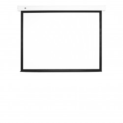 Ecran proiectie electric, perete/tavan, 232.6 x 145.4 cm, Multibrackets 5606, carcasa alba, Format 16:10