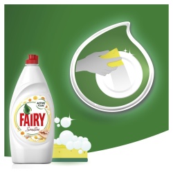 FAIRY Chamomille&Vitamin E, detergent de vase, 450 ml - Img 2
