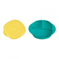 Farfurie silicon cu capac,galbena,U-Grow - Img 11