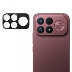 Folie de protectie Camera Spate Techsuit pentru Xiaomi Poco F9 Ultra, Sticla Securizata, Neagra
