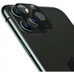 Folie de protectie Camera Spate XO Design 3D pentru Apple iPhone 12 Pro Max, Sticla Securizata, Neagra