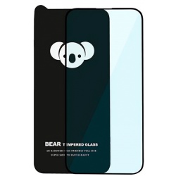 Folie de protectie Ecran Bear HD pentru Apple iPhone 17 Pro, Sticla Securizata, Full Glue, Neagra