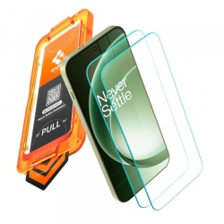 Folie de protectie Ecran Spigen GlastR AlignMaster S pentru OnePlus 15R, Sticla Securizata, Full Glue, Set 2 bucati AGL11398