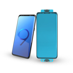 Folie protectie 3D Edge Nano Flexi Glass complet hibrid cu cadru pentru Samsung Galaxy S20 Ultra negru (senzor de amprentă pe ecran) - Img 3