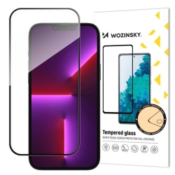 Folie securizată pentru ecran u Wozinsky Full Glue iPhone 15 Pro - negru