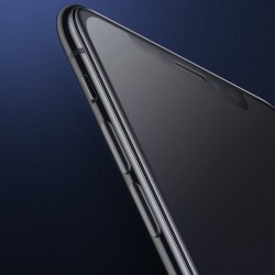 Folie sticla mata 3D Baseus Rigid-edge 0.3 mm pentru Apple iPhone XI 6.5 / iPhone XS Max black - Img 3