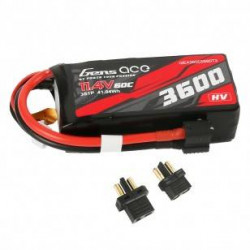 Gens ace 3600mAh 11.4V 3S1P 60C Baterie Lipo de inalta tensiune cu mufa XT60/T - Img 3