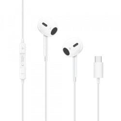 Handsfree USB-C Tech-Protect Ultraboost Core G2, Alb