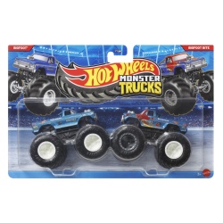 HOT WHEELS MONSTER TRUCK SET 2 MASINI BIGFOOT SI BIGFOOT BITE SCARA 1 LA 64