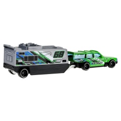 HOT WHEELS TRACK FLEET MASINA FLOTA VOLVO 24O DRIFT CAMPER SCARA 1 LA 64 - Img 2