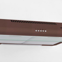 Hota traditionala Heinner CH400BRW, Putere de absorbtie 347.4 mc/h, 2 motoare, 60 cm, Maro