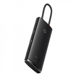 Hub din seria Baseus Lite 5w1 USB-C la 3x USB 3.0 + USB-C + HDMI (negru) - Img 2