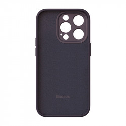 Husa Baseus Liquid Silicagel pentru iPhone 14 Pro (Elderberry)+ sticla securizata + kit de curatare - Img 3