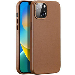 Husa Capac Spate Grit Piele Maro APPLE iPhone 14 Max