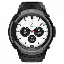 Husa + curea SPIGEN RUGGED ARMOR ”PRO” pentru GALAXY WATCH 4 CLASSIC 42 MM CHARCOAL GREY - Img 6