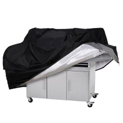 Husă impermeabilă pentru grătar, husă pentru bicicletă, husă pentru bicicletă, husă pentru mobilier de grădină, husă XXL, neagră - Img 14